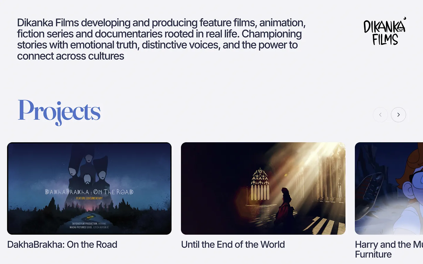 Dikanka Design portfolio website